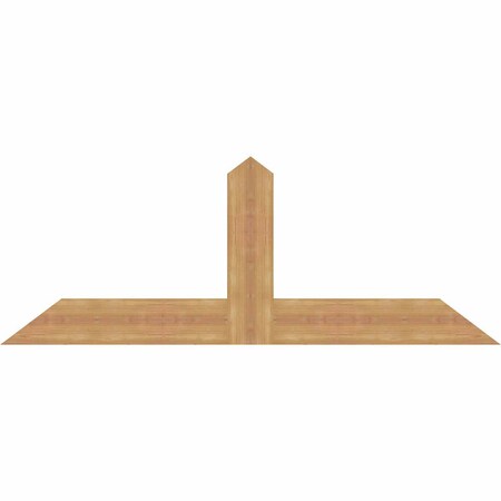 Ekena Millwork Portland Smooth Timber Gable Bracket, Western Red Cedar, 60"W x 22"H x 1 1/2"D x 5 1/2"F, 9/12 Pitch GBW060X22X0206POR00SWR